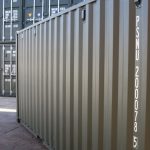20-Fuß Versandcontainer (One Trip) in Dunkelgrün (RAL 6007)